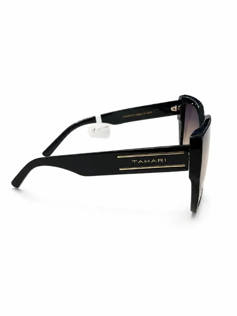 Tahari TH904-OX Black Oversized Square Sunglasses NWT